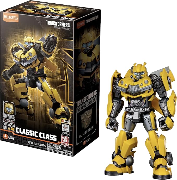 Blokees Transformers Bumblebee Classic Class Figure Premium Assemblabile