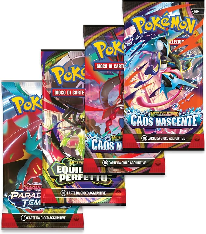 Pokemon Tin da Collezione Mega Chiarodiluna 2026 Mega Gengar-Ex del GCC