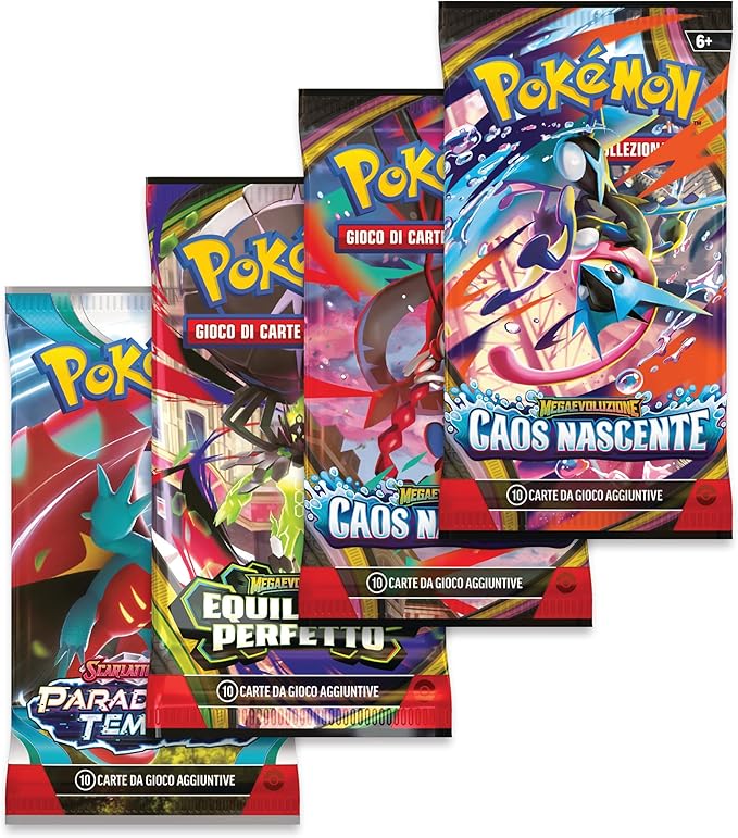 Pokemon Tin da Collezione Mega Chiarodiluna 2026 Mega Gengar-Ex del GCC