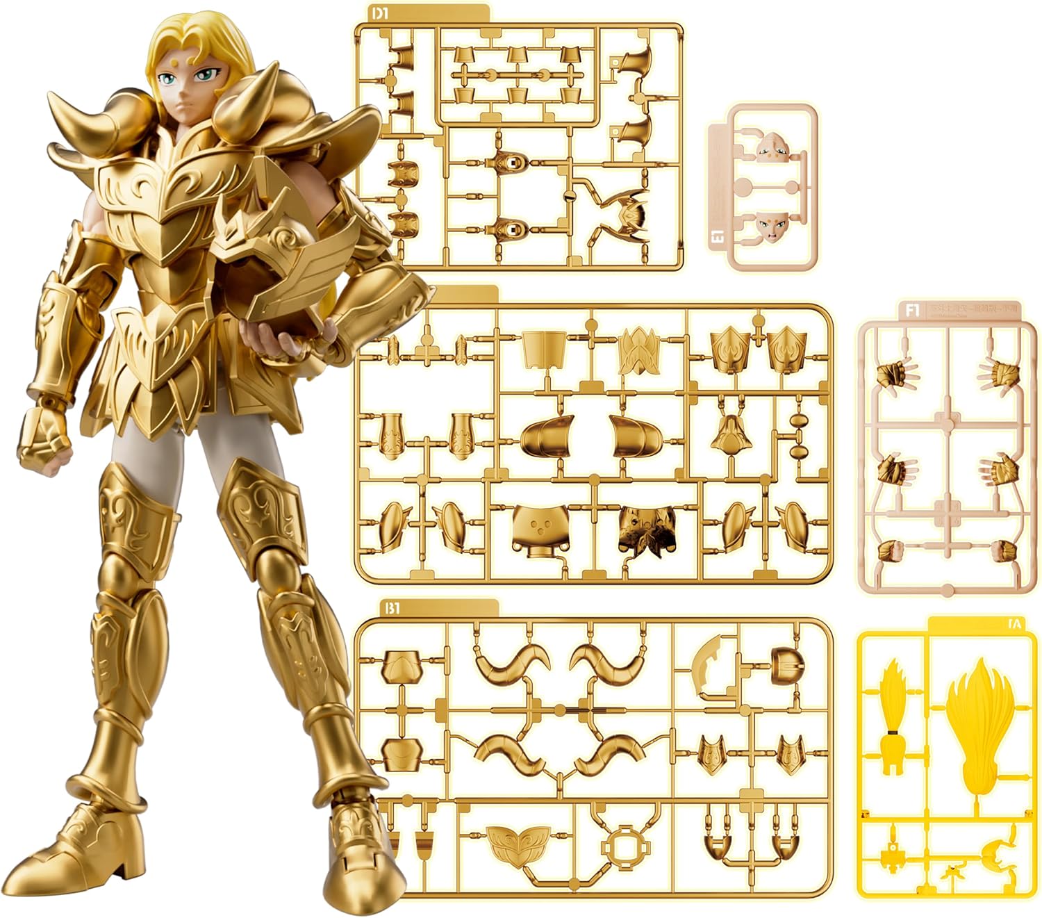 75002 Blokees Figures - Saint Seiya - Champion Class - Aries Mu