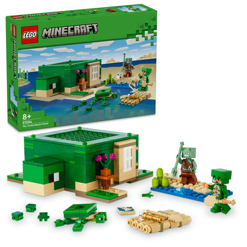 21254 LEGO Minecraft Beach House della tartaruga
