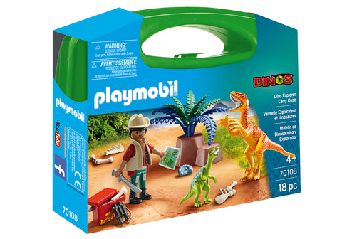 70108 Playmobil Dinos-  Dinosauri - Carriyng Case Large