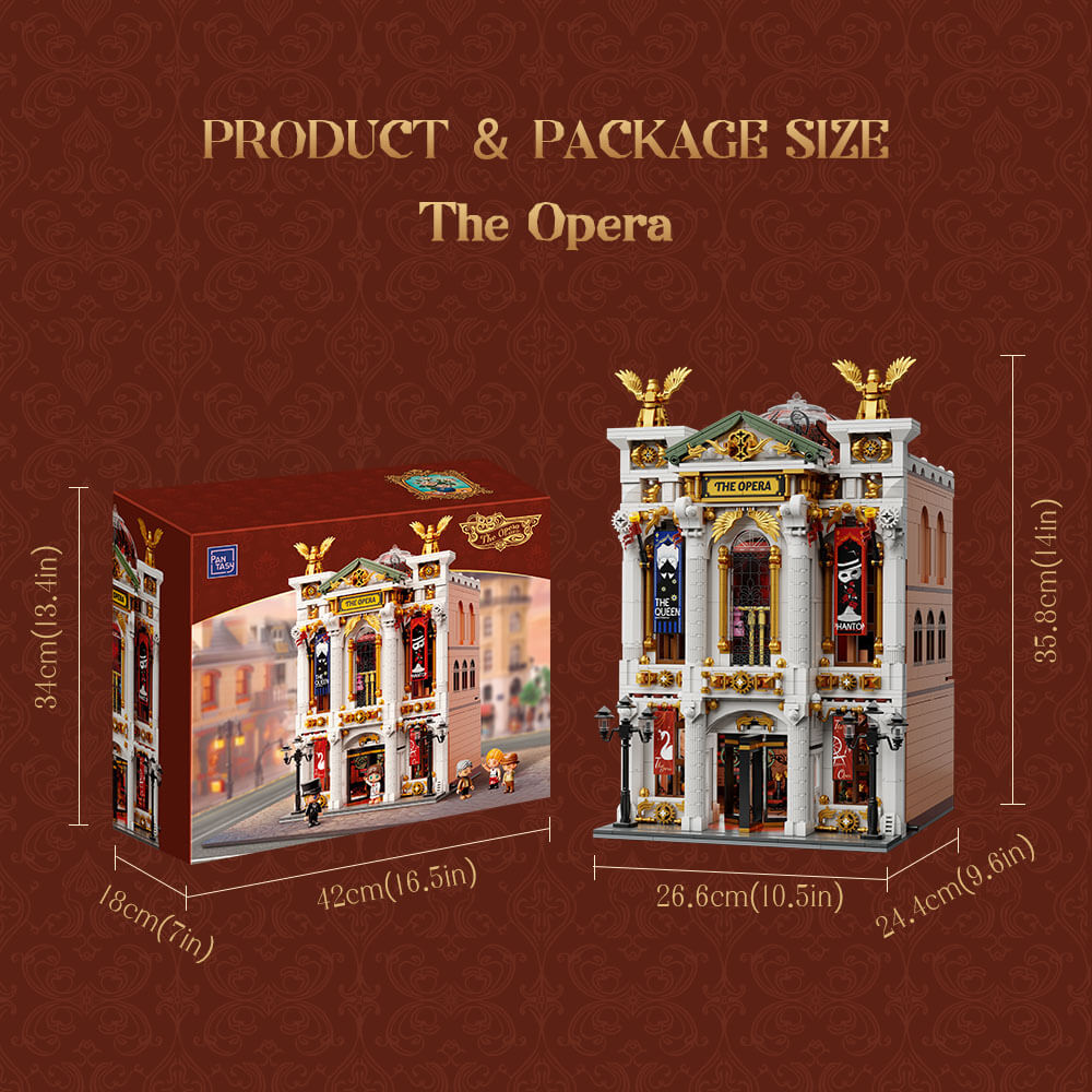 PANTASY Teatro dell’Opera  Edificio Modulare Set Costruzioni da Collezione