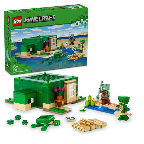 21254 LEGO Minecraft Beach House della tartaruga