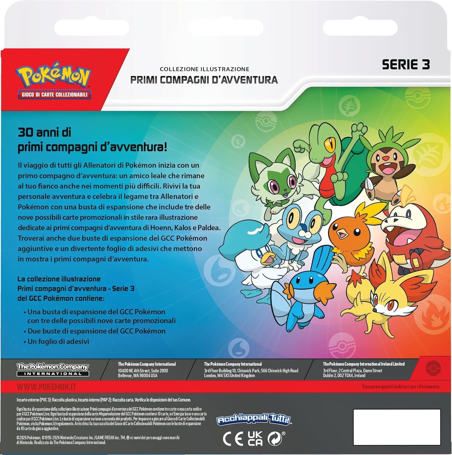 PK10410-I  Pokemon collezione illustr. primi compagni d'avventura serie 3 2026