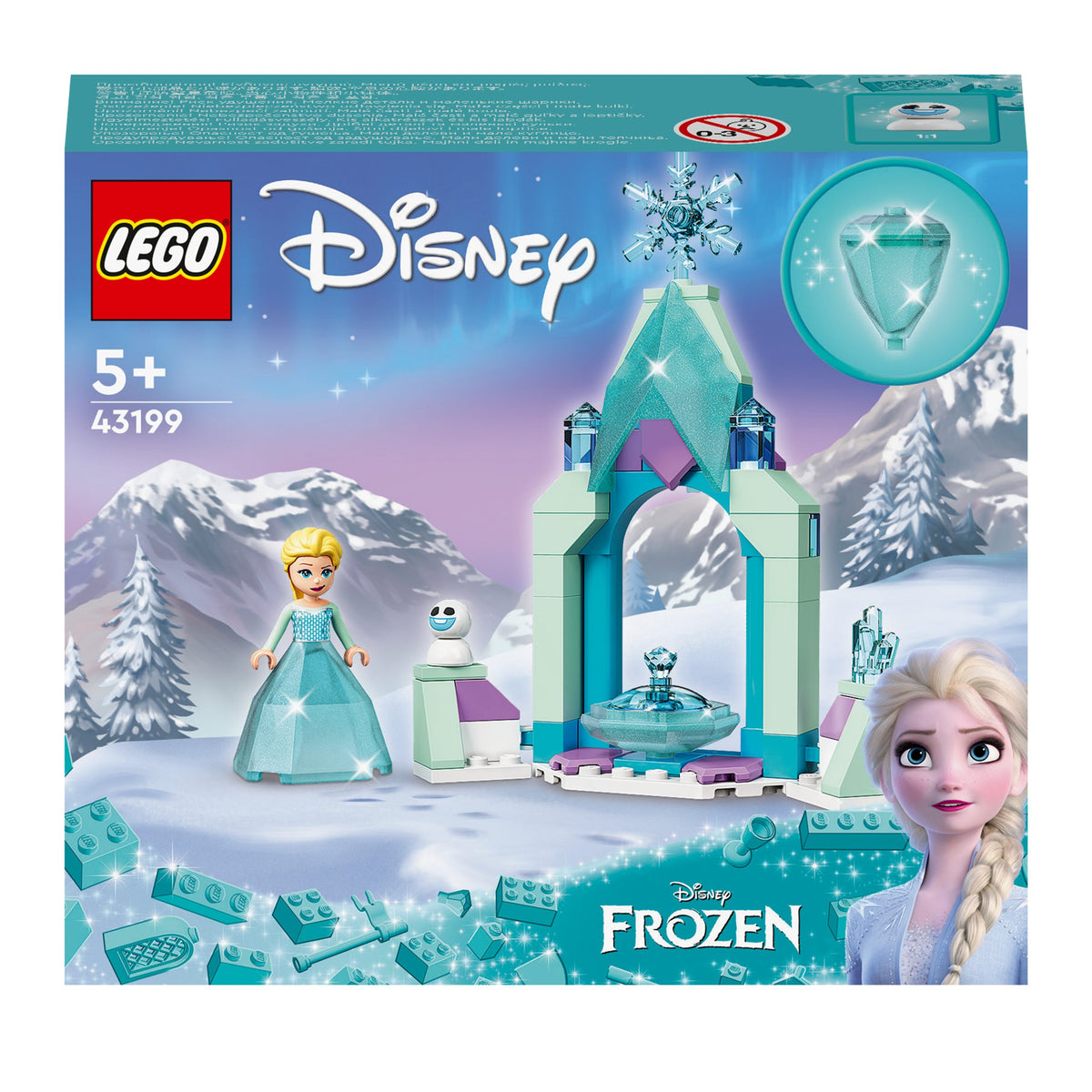 43199 LEGO® Disney princess - Il cortile del castello di Elsa