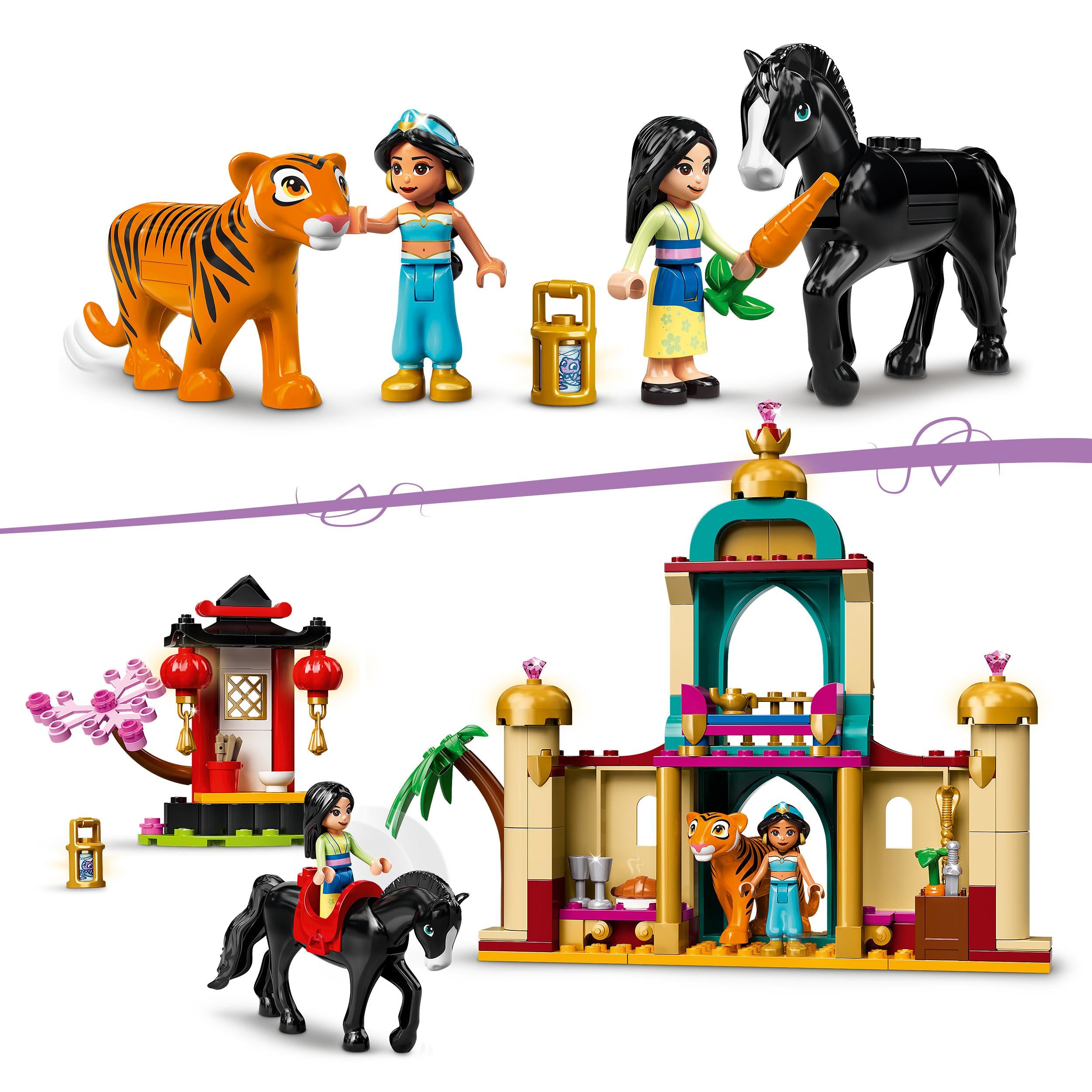 43208 LEGO® Disney princess - L'avventura di Jasmine e Mulan