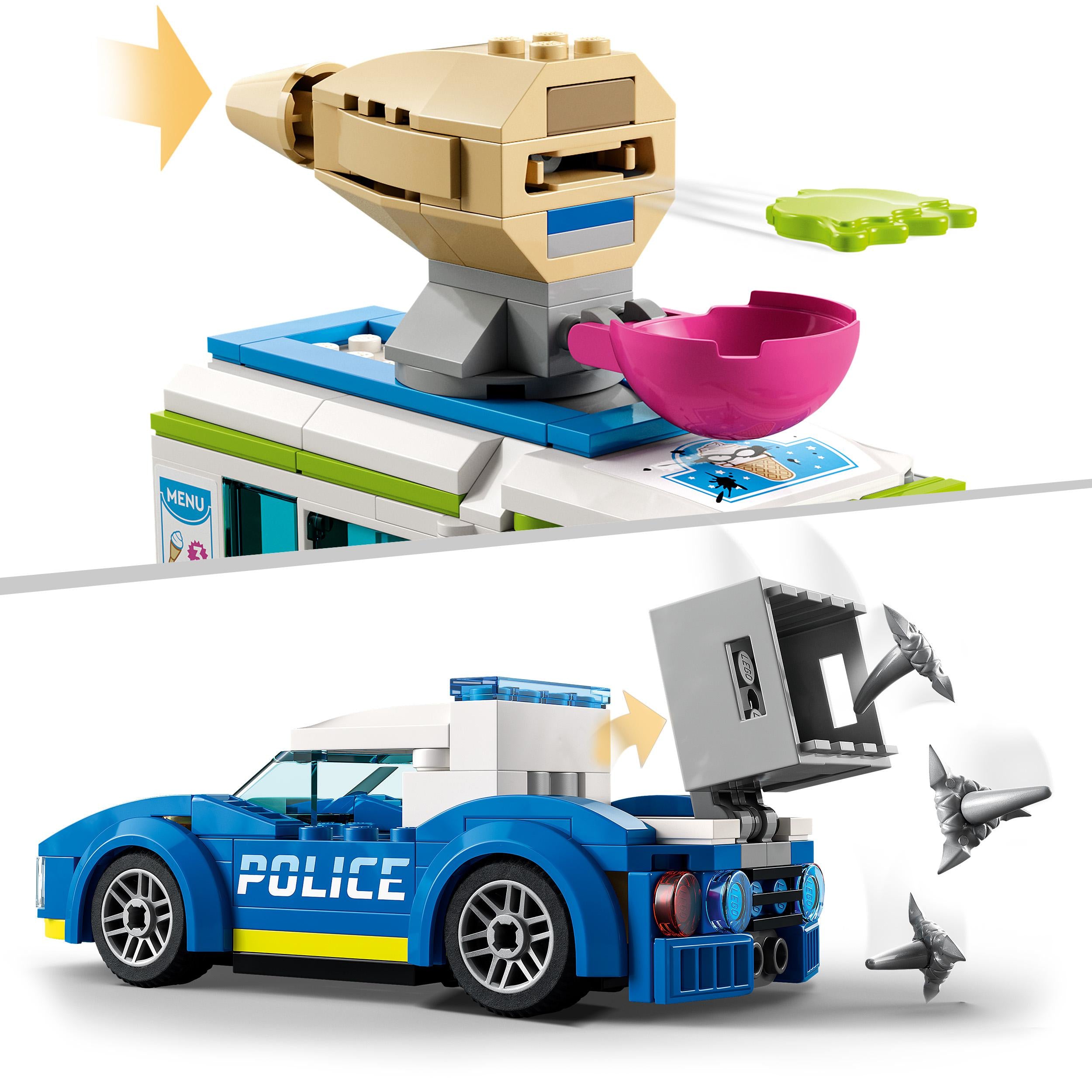 60314 LEGO® City - Il furgone dei gelati e l inseguimento della polizia