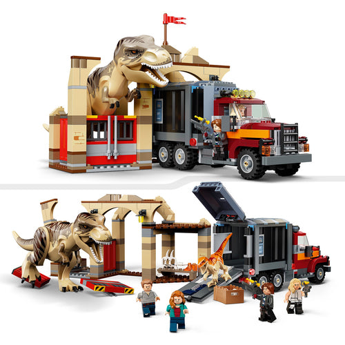 76948 LEGO® Jurassic Word - La fuga del T. rex e dell Atrociraptor
