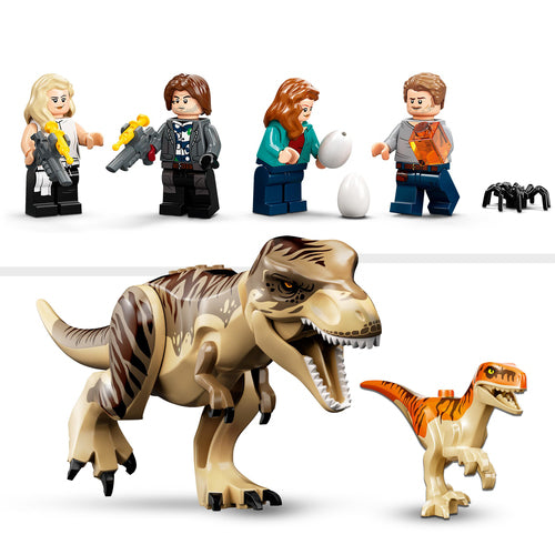 76948 LEGO® Jurassic Word - La fuga del T. rex e dell Atrociraptor