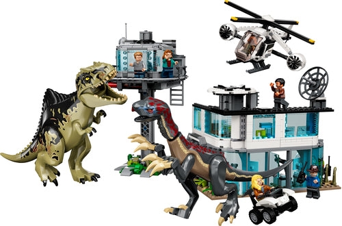 76949 LEGO® Jurassic Word - L'Attacco del Giganotosauro e del Terizinosauro