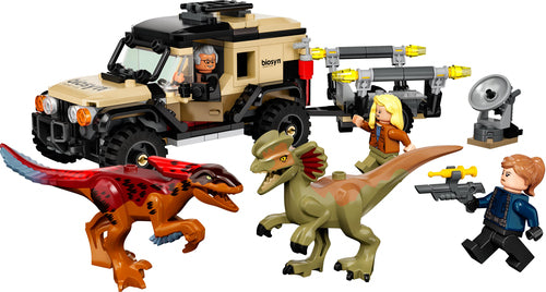 76951 LEGO® Jurassic Word - Trasporto del Piroraptor e del Dilofosauro