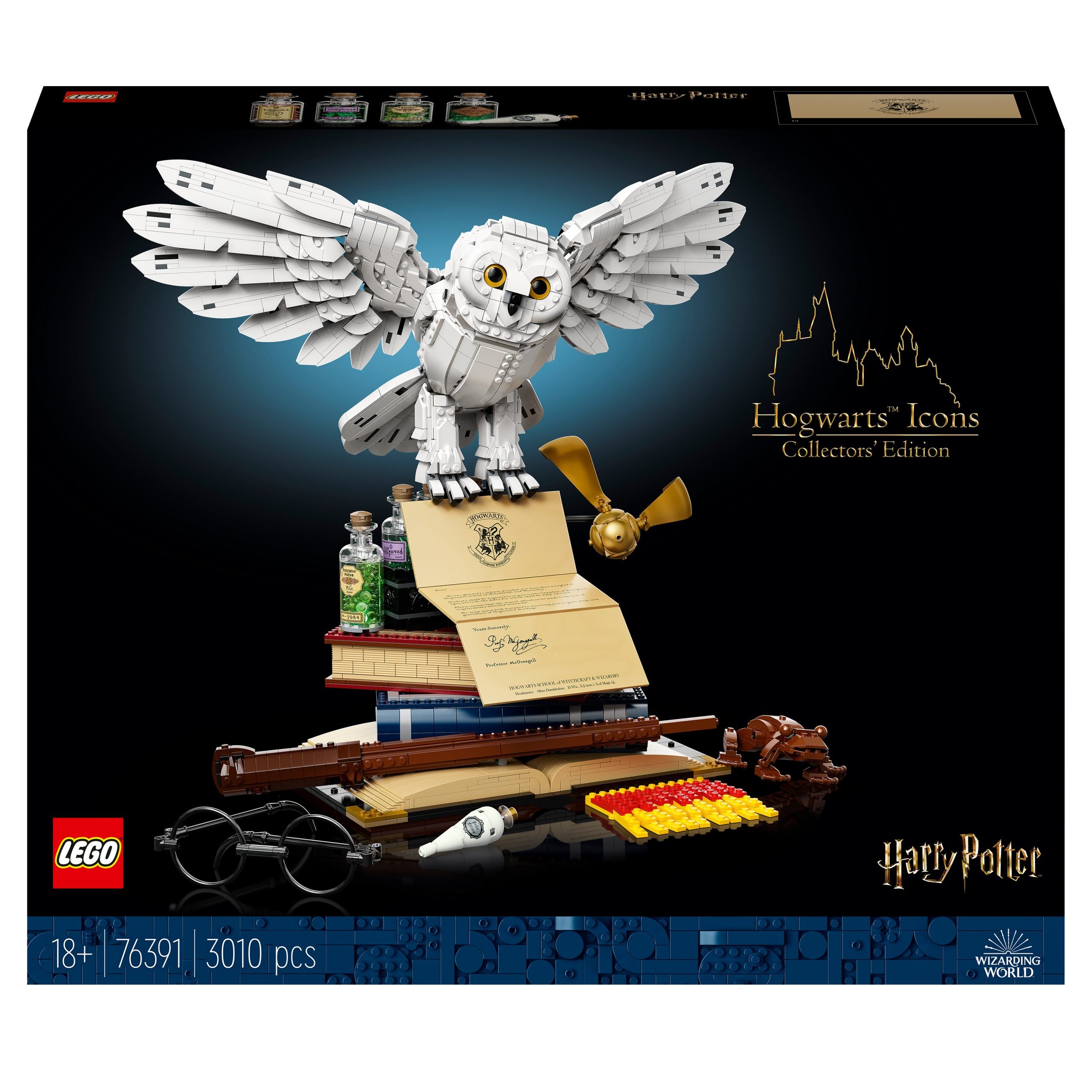 76391 - LEGO - Creator Expert - Icone di Hogwarts - Edizione del collezionista