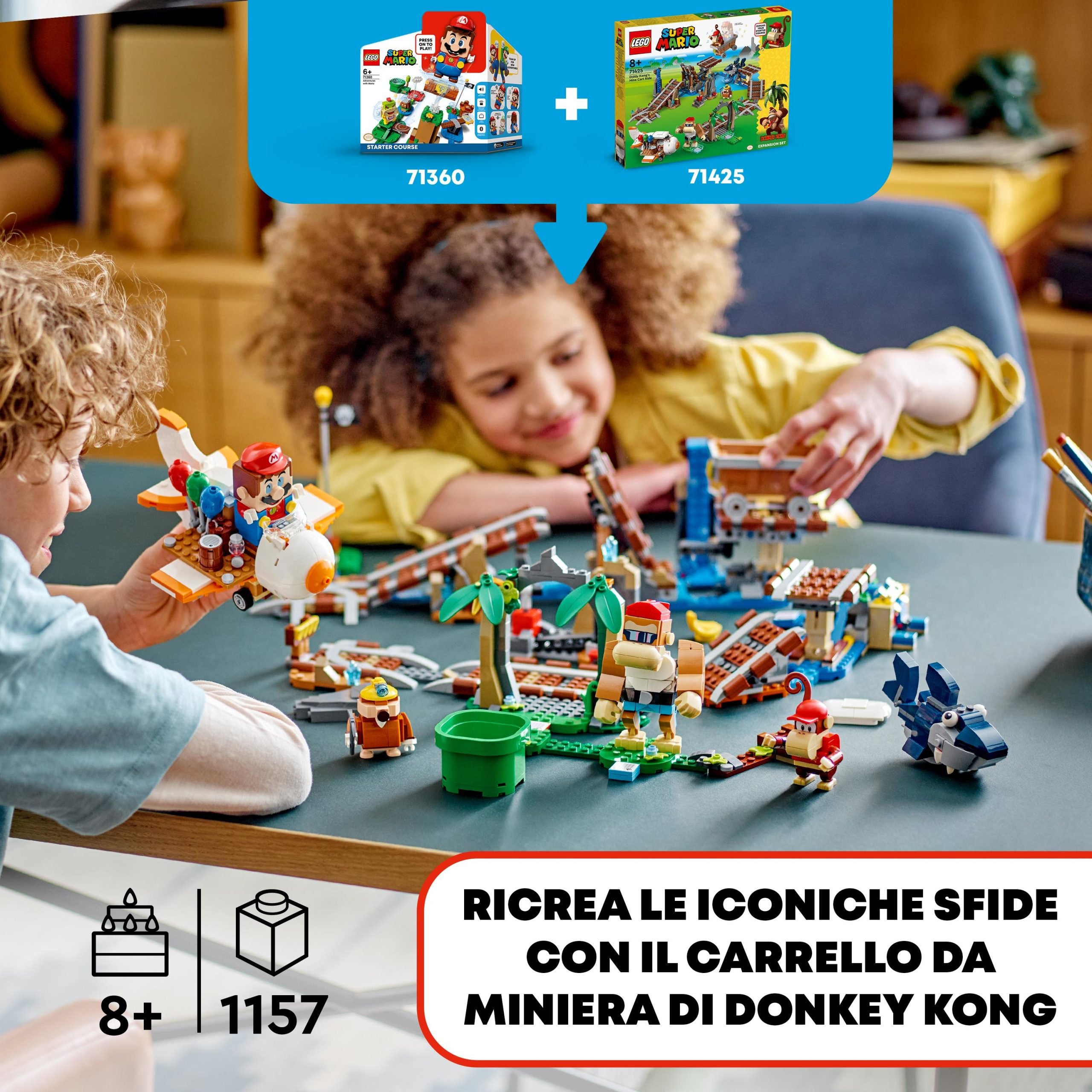 71425 LEGO Super Mario  Pack di espansione Corsa nella miniera di Diddy Kong