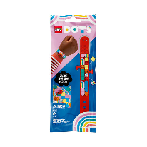 41953 LEGO® Dots - Braccialetto arcobaleno con ciondoli