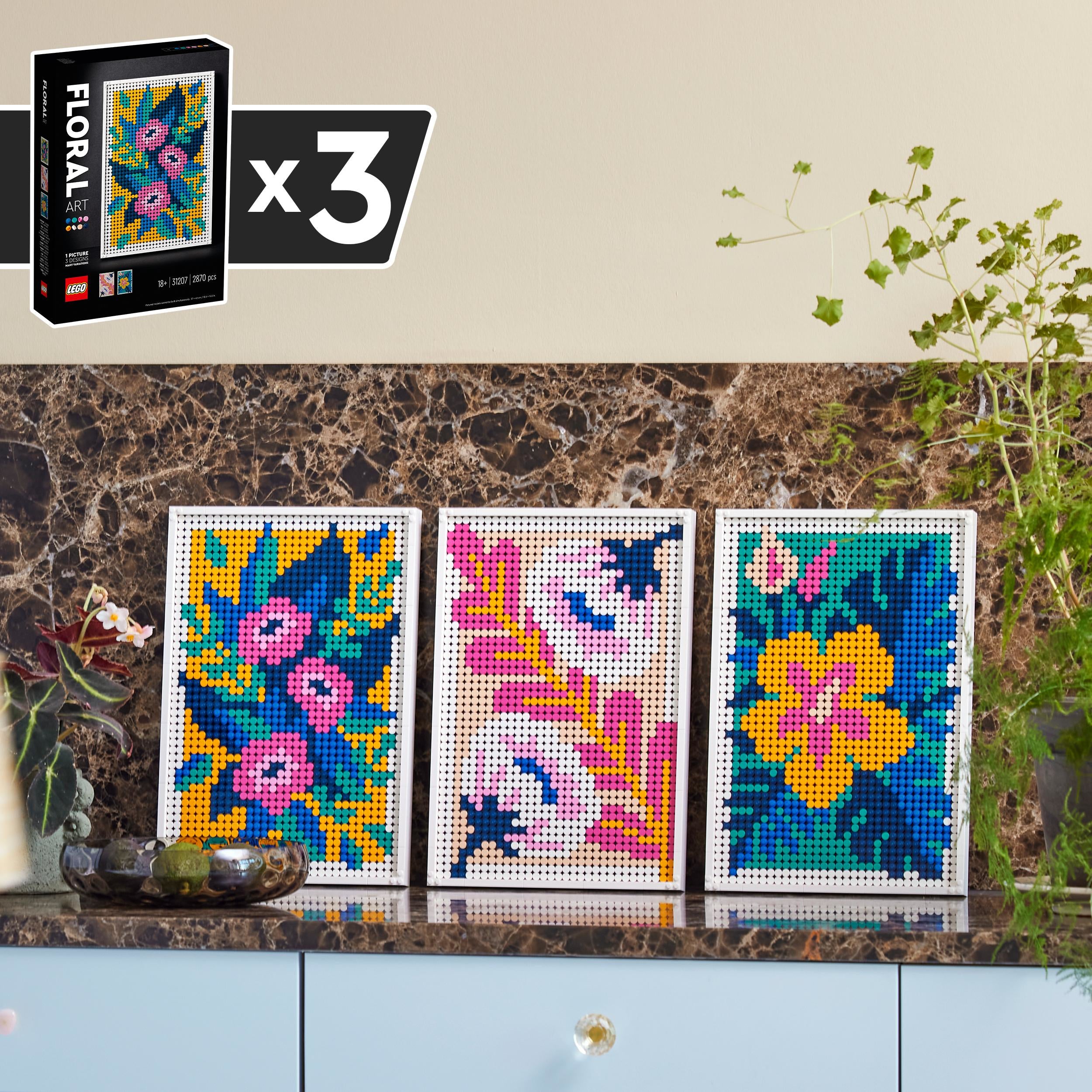 31207 LEGO® Art - FLORAL fiori