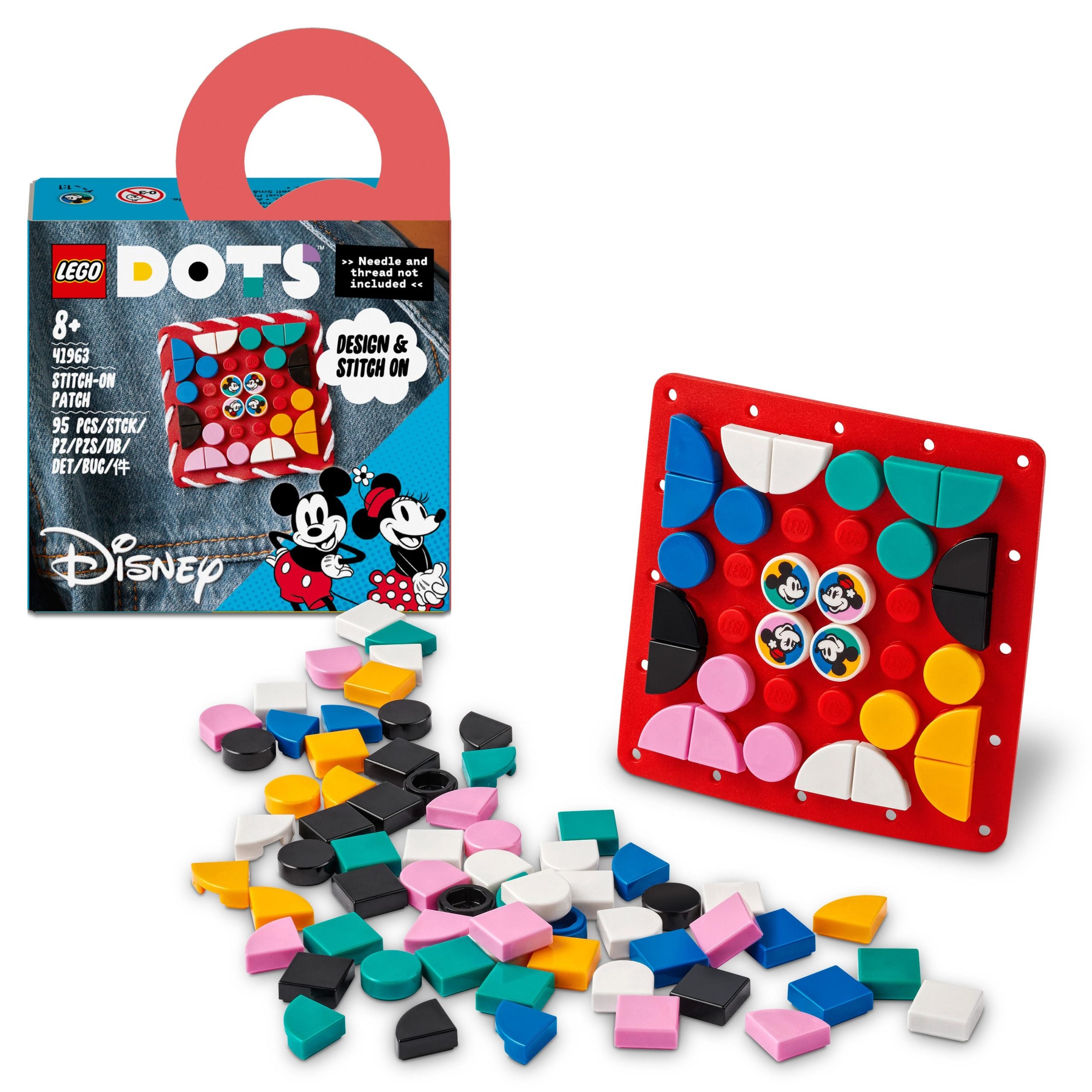 41963 LEGO® Disney - Patch stitch-on Topolino e Minnie