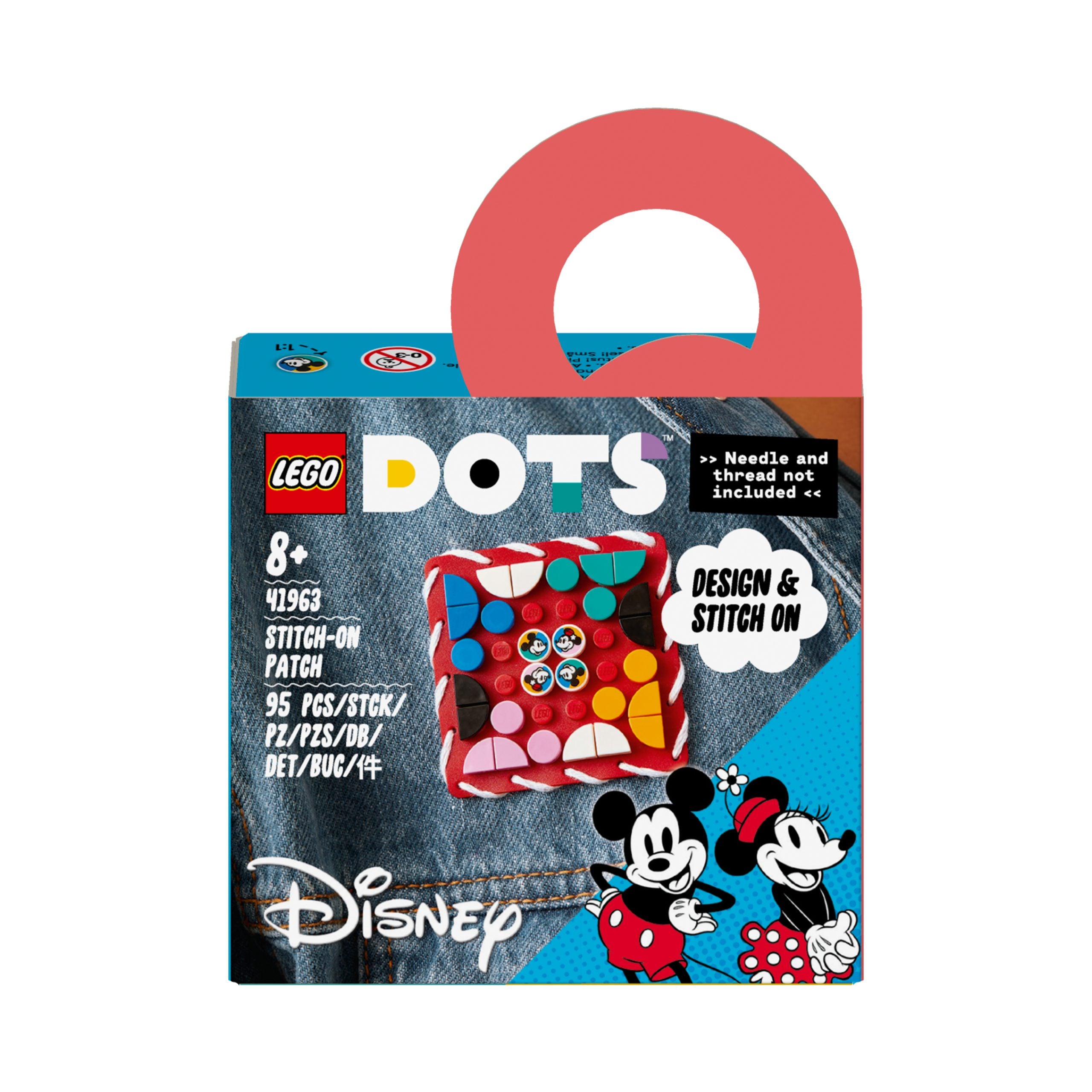 41963 LEGO® Disney - Patch stitch-on Topolino e Minnie