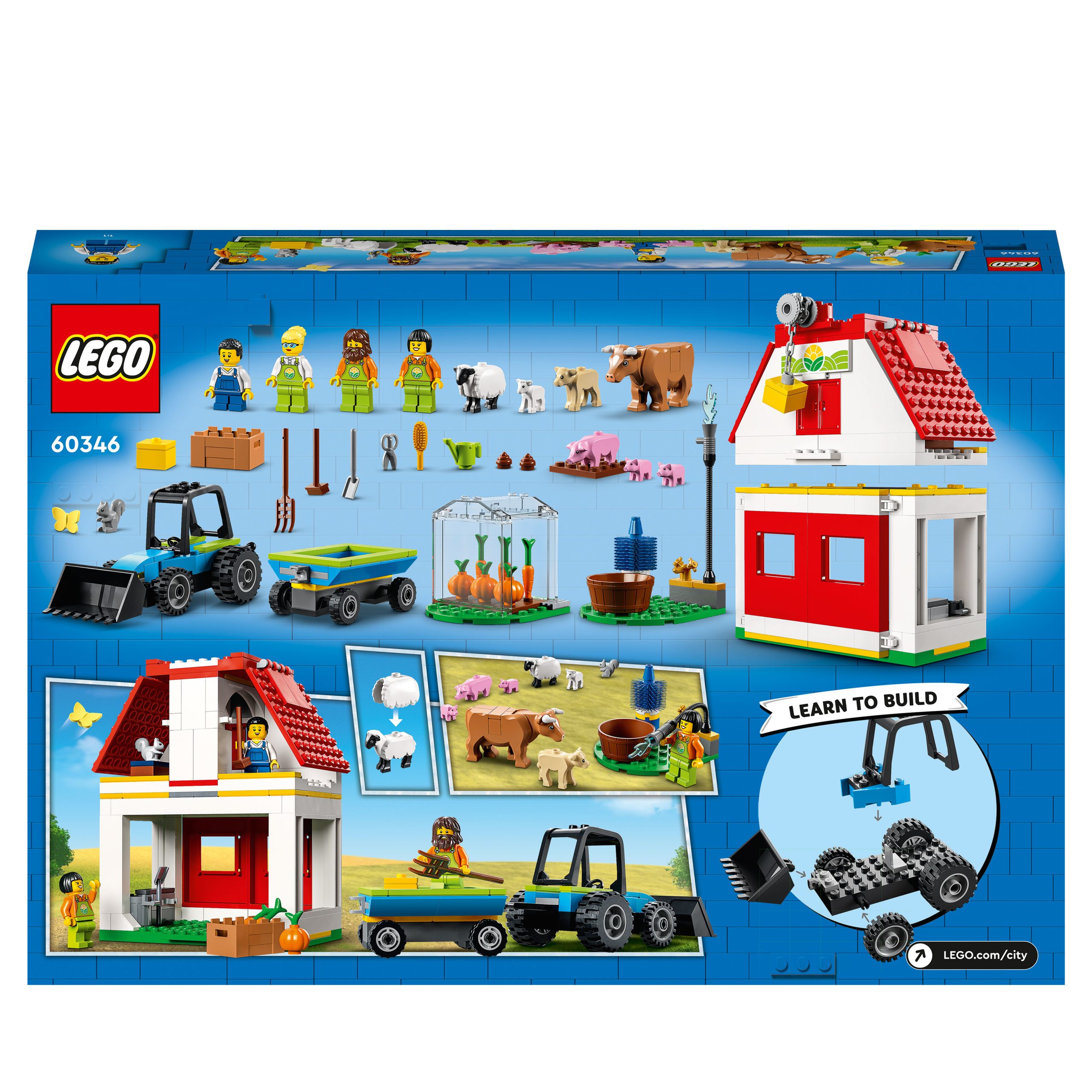 60346 LEGO® City - FATTORIA - Fienile e animali da fattoria