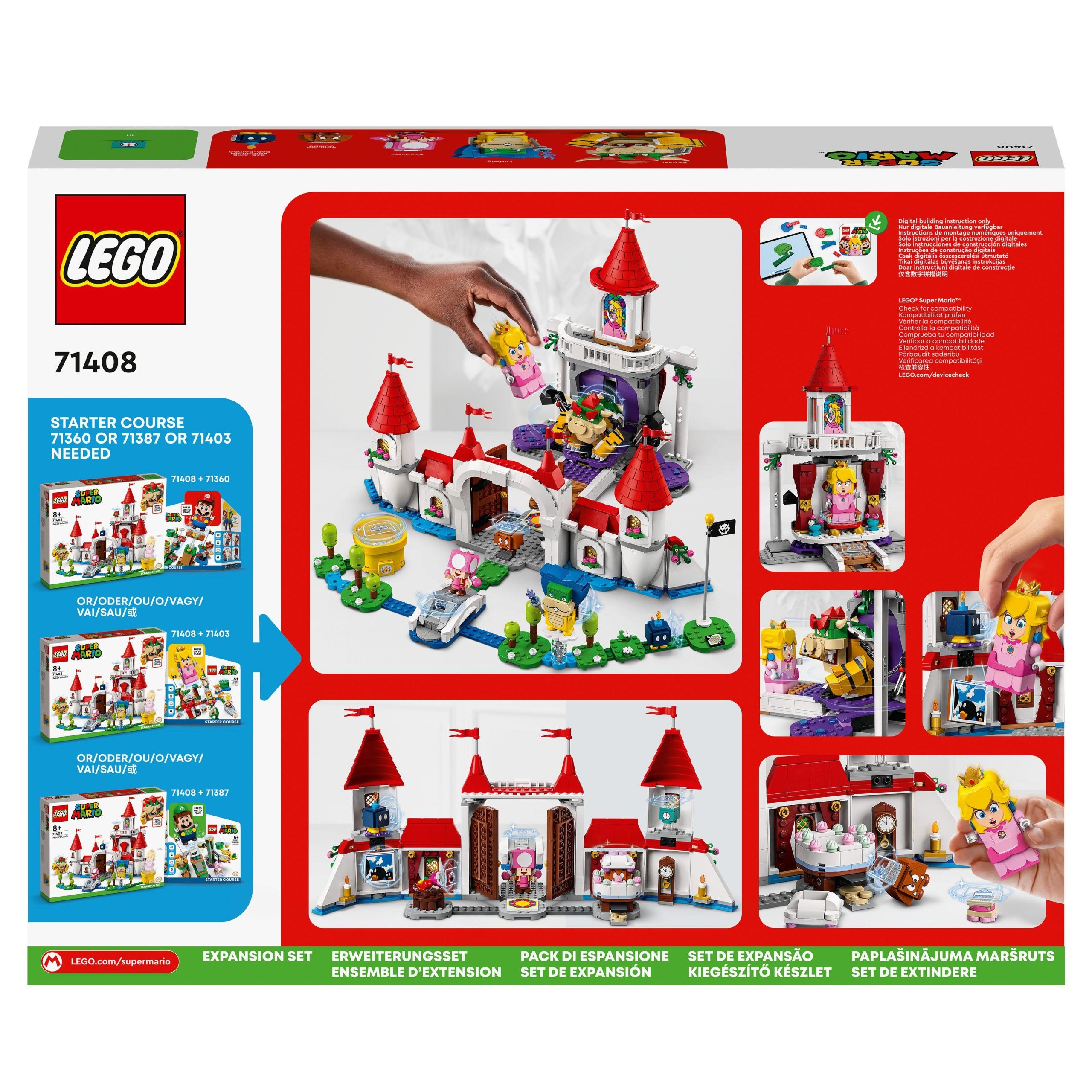 71408 LEGO® Super Mario - Pack espansione Castello di Peach