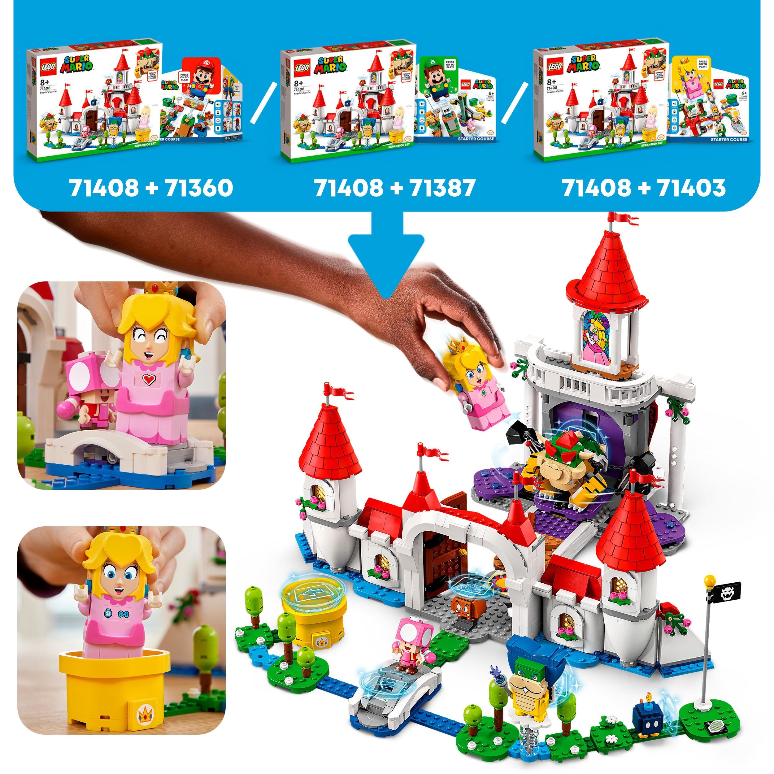 71408 LEGO® Super Mario - Pack espansione Castello di Peach