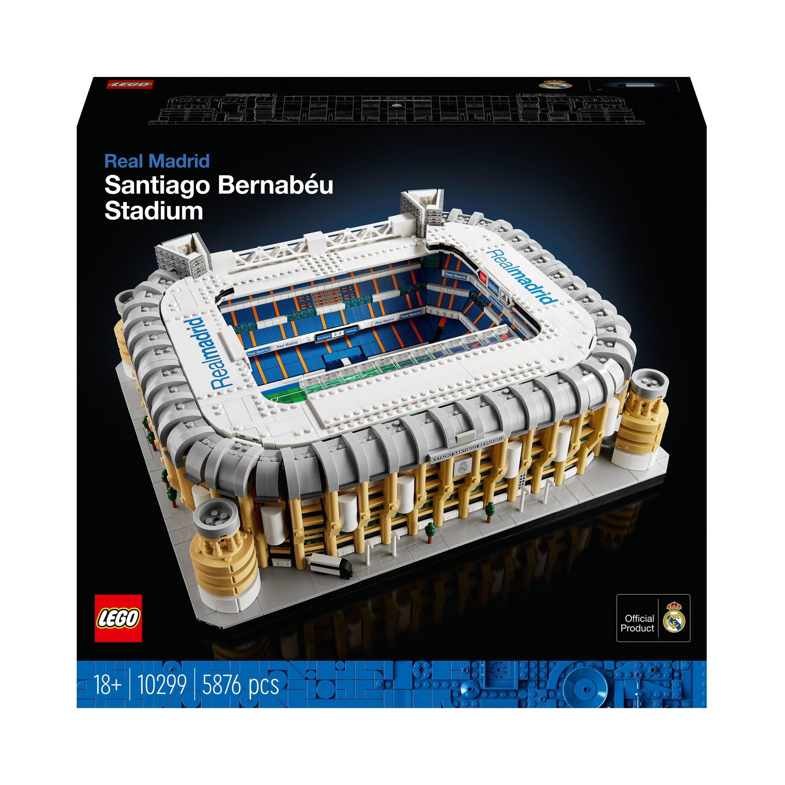 10299 - LEGO - Creator Expert - Stadio del Real Madrid  Santiago Bernabéu