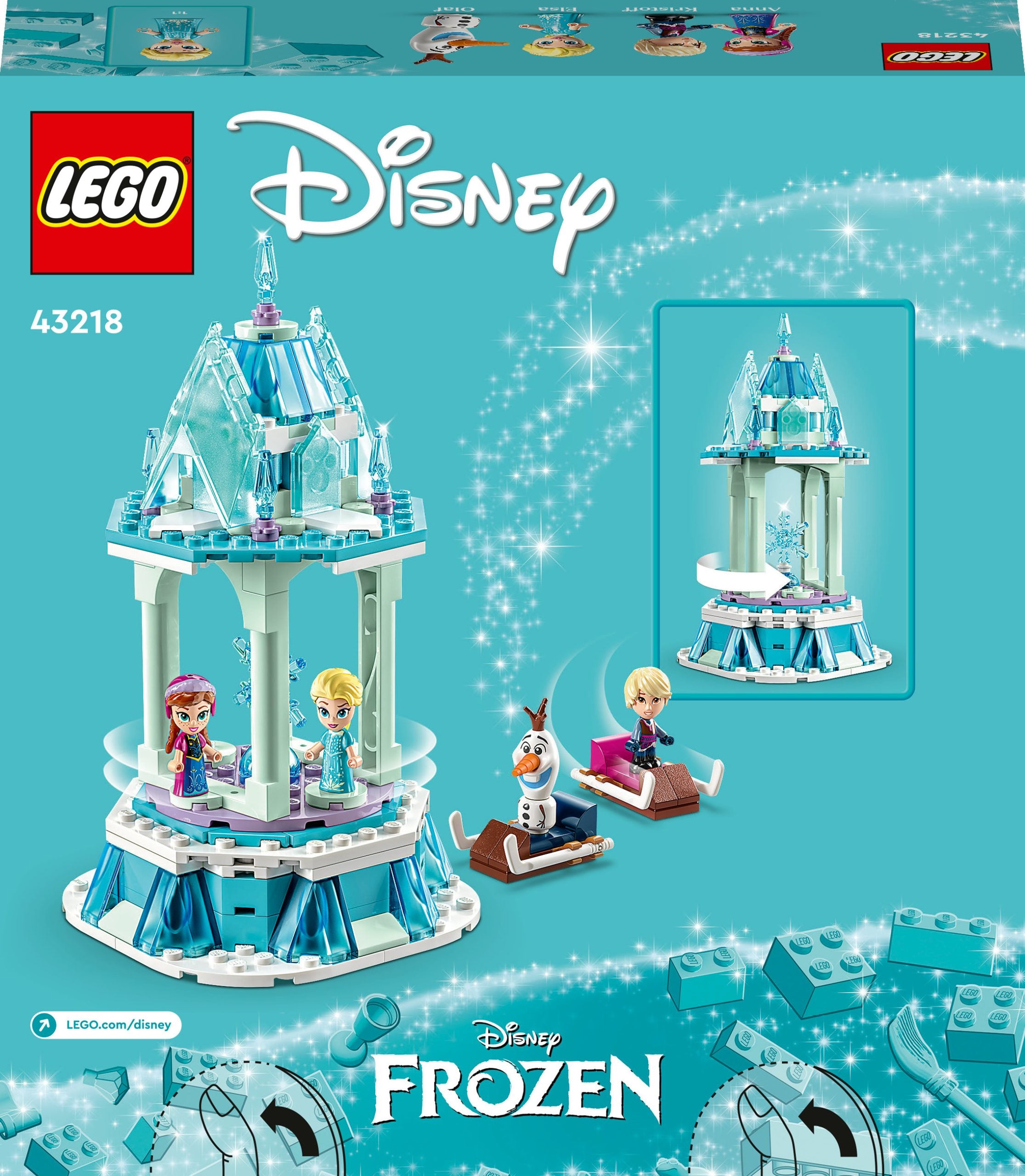 43218 - LEGO Disney Princess - La giostra magica di Anna ed Elsa – Full Toys