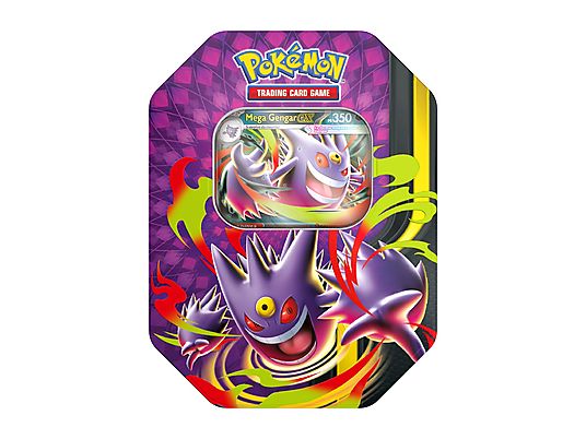 Pokemon Tin da Collezione Mega Chiarodiluna 2026 Mega Gengar-Ex del GCC