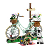 85059 Pantasy Retro Bicicletta per il Picnic di Primavera  Set di Mattoncini