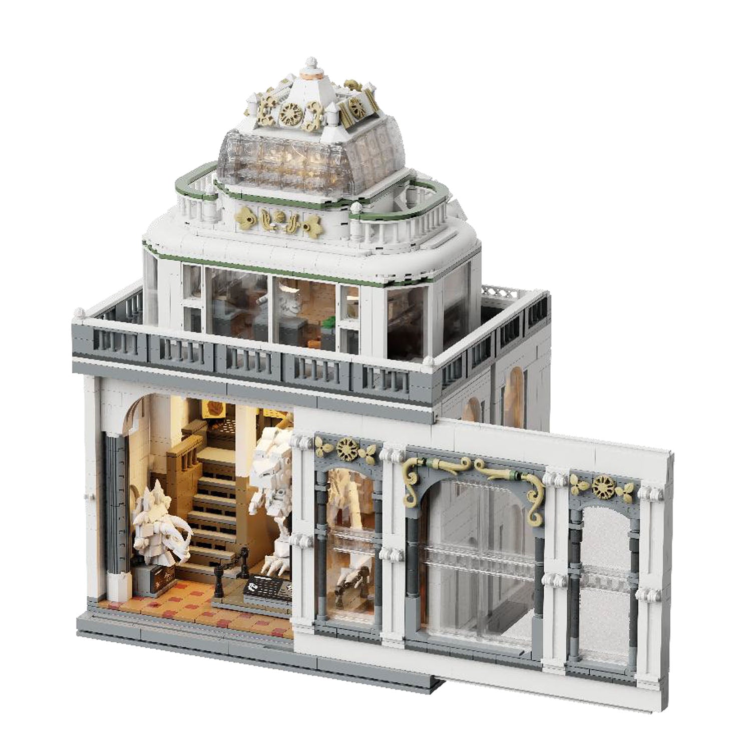 85047 PANTASY set di mattoncini collezione Edifici Modulari: Museo dei Dinosauri