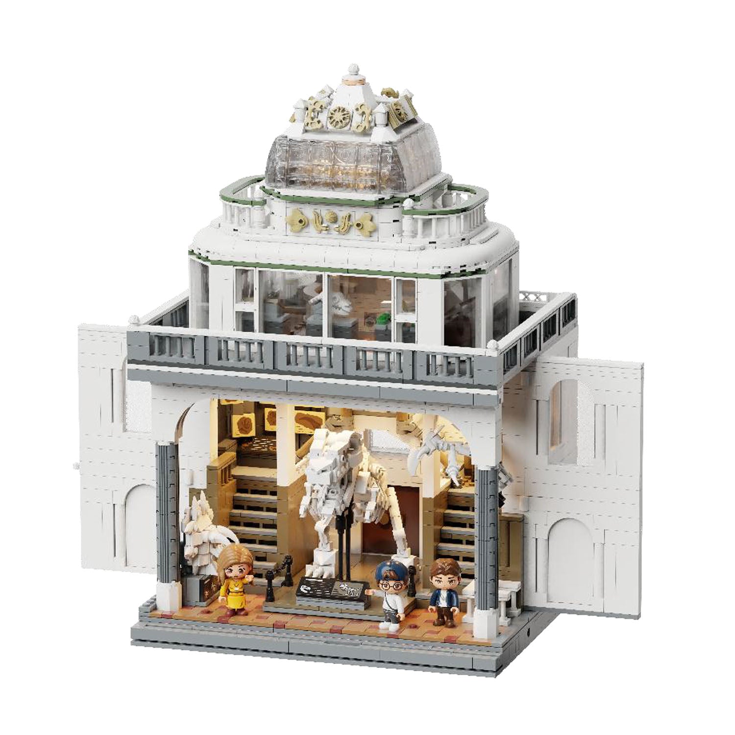 85047 PANTASY set di mattoncini collezione Edifici Modulari: Museo dei Dinosauri