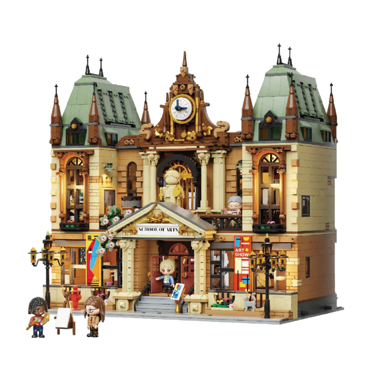 85036 PANTASY set di mattoncini collezione Edifici Modulari: Scuola D'Arte