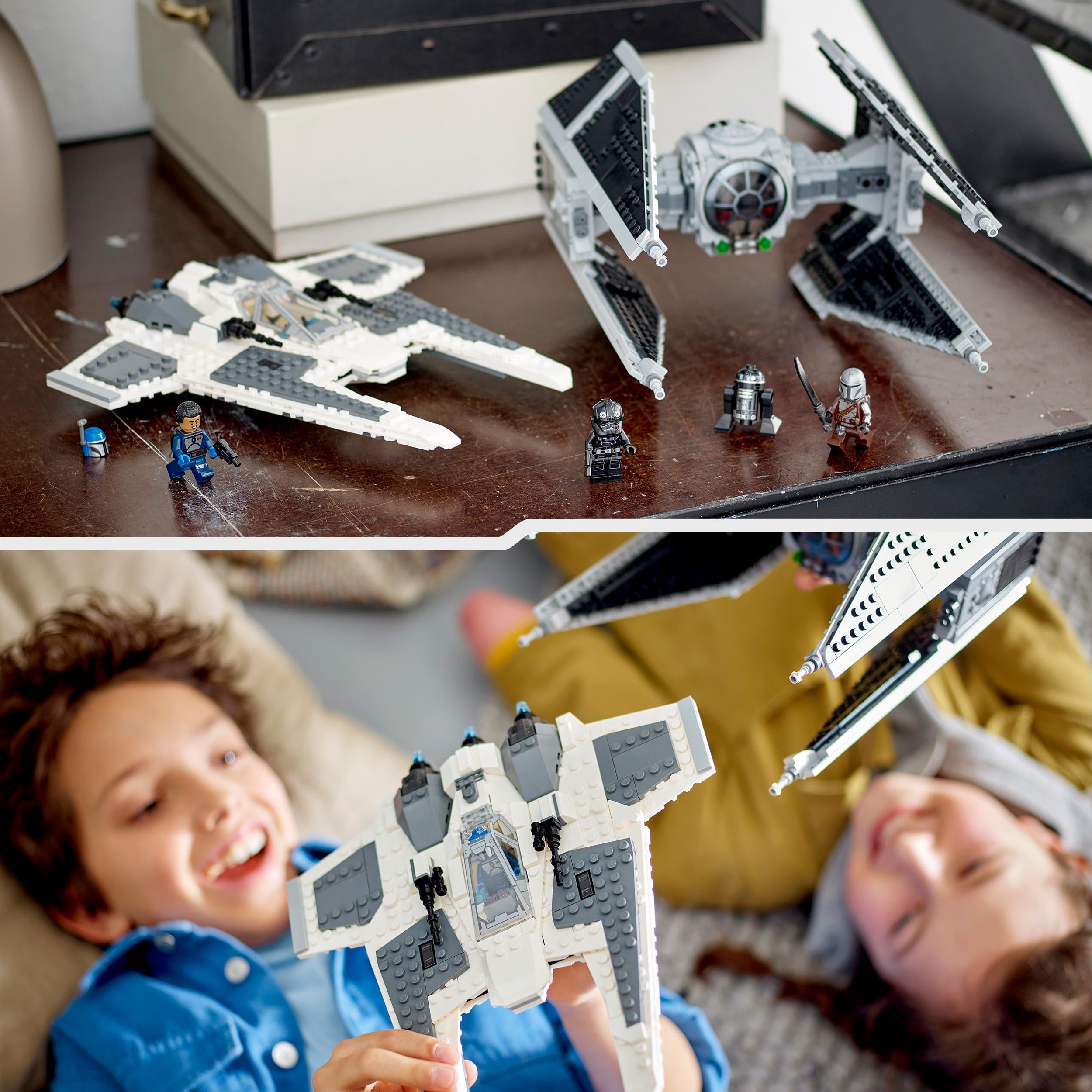 75348 - LEGO Star Wars - Fang Fighter mandaloriano vs TIE Interceptor