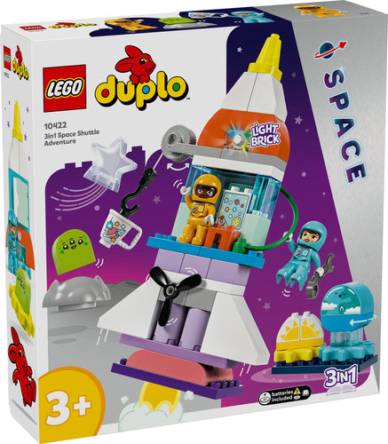 10422 LEGO DUPLO Town Avventura dello Space Shuttle 3 in 1 – Full Toys