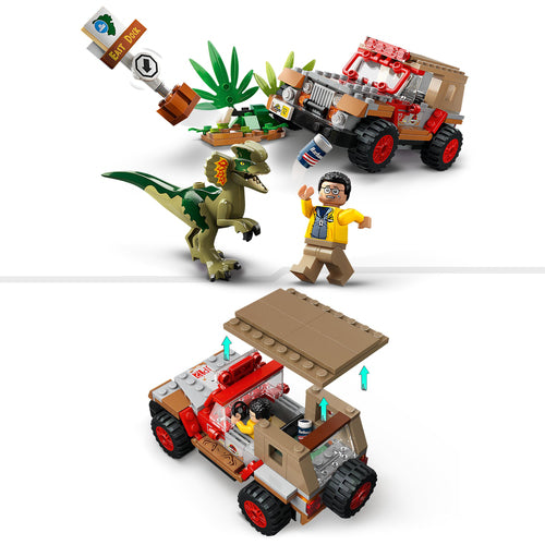 76958 LEGO Jurassic World  Lagguato del Dilofosauro