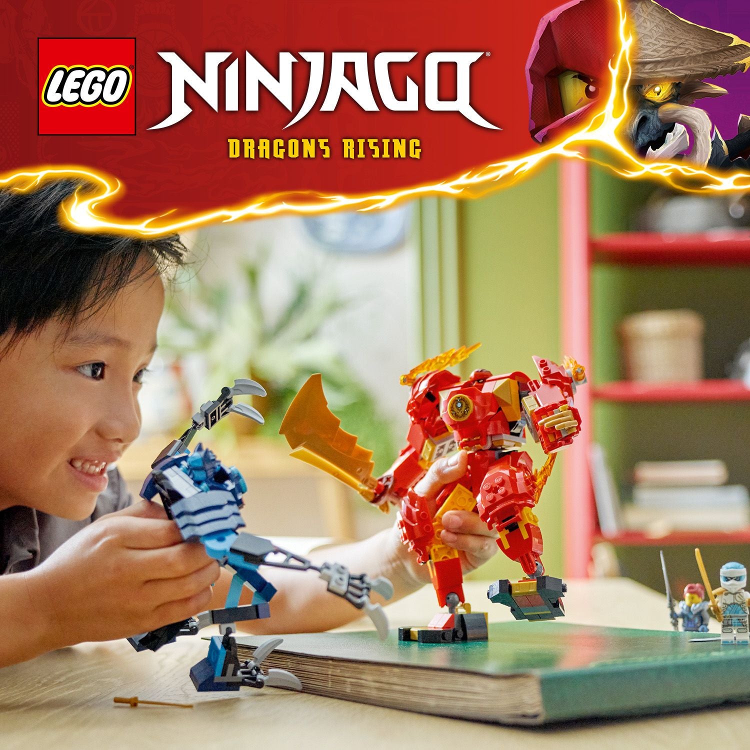 71808 LEGO Ninjago Mech elemento Fuoco di Kai