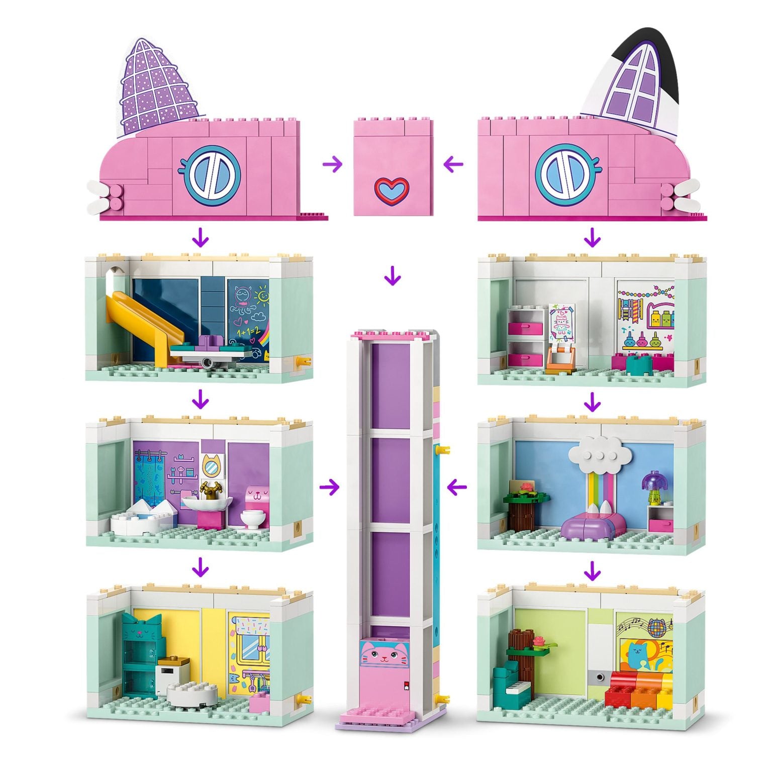 10788  LEGO Gabby's Dollhouse La casa delle bambole di Gabby
