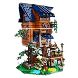 66004 CaDA Four Seasons Story Casa sull'Albero - Tetto Blu e Dettagli Naturali