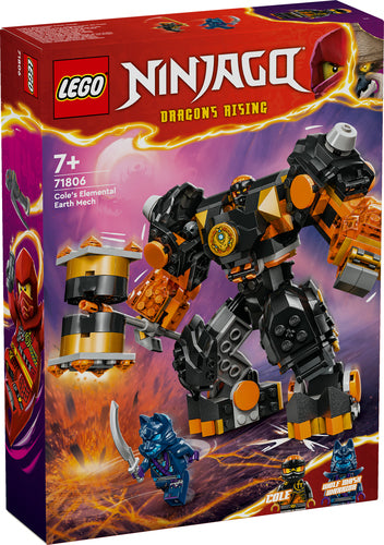 71806 LEGO Ninjago Mech elemento Terra di Cole
