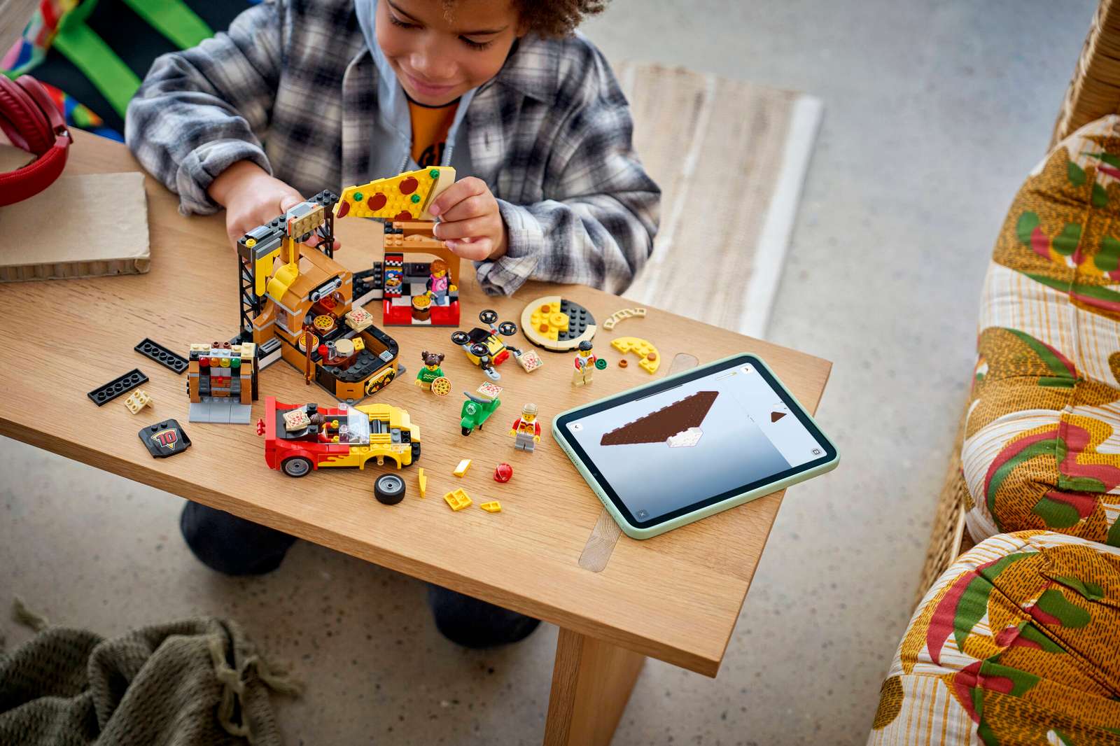 60496 Lego City Centro di consegna pizze con veicoli