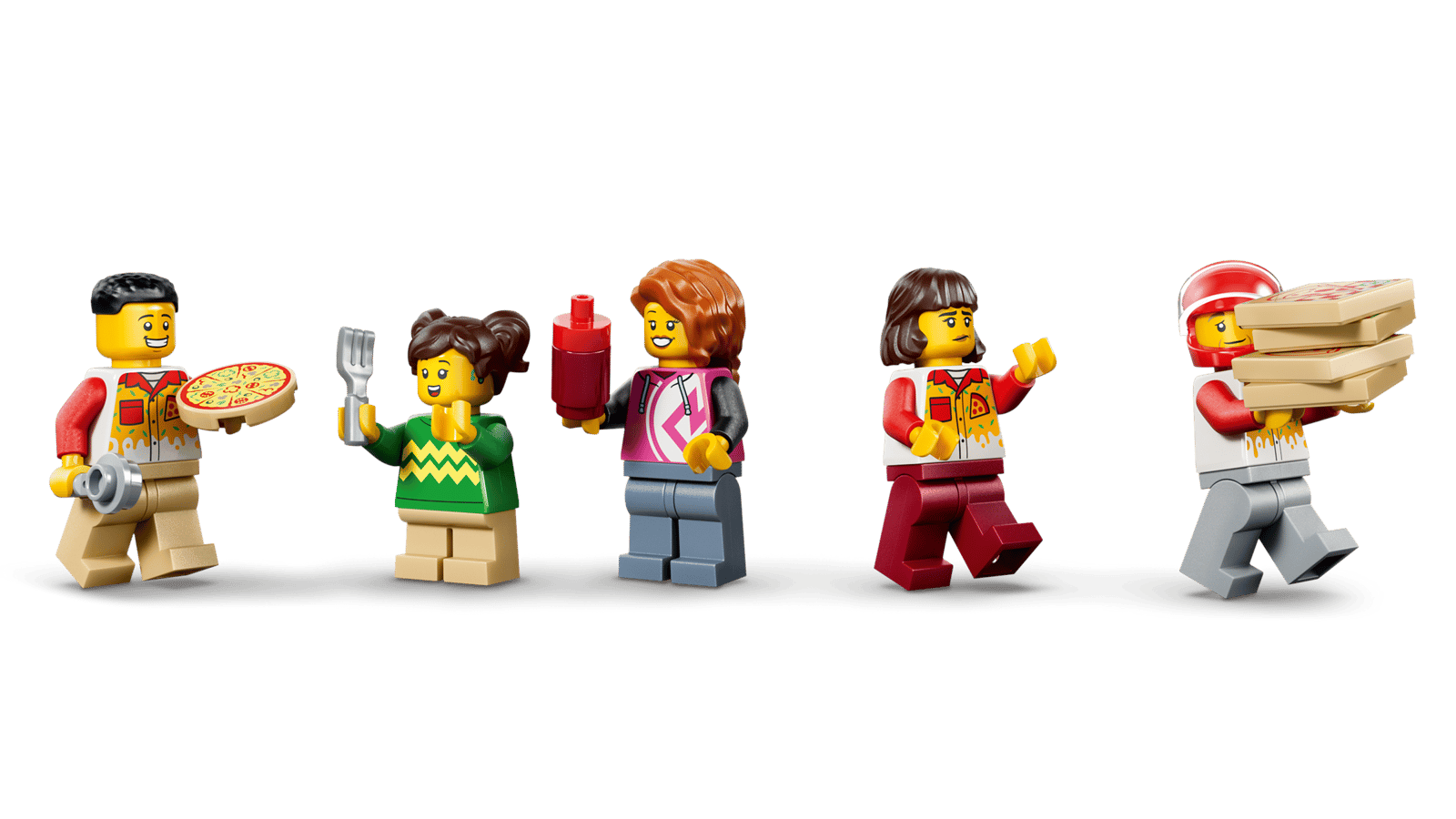 60496 Lego City Centro di consegna pizze con veicoli