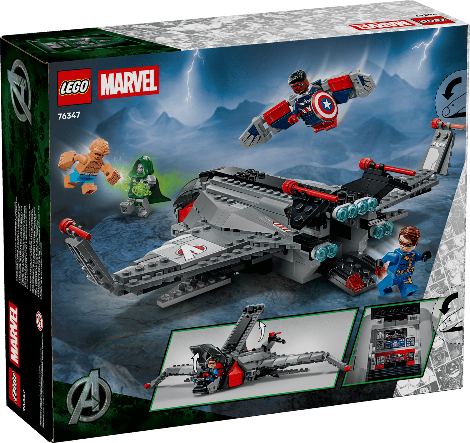 76347  Lego Marvel super Heroes Avengers: Doomsday Quinjet