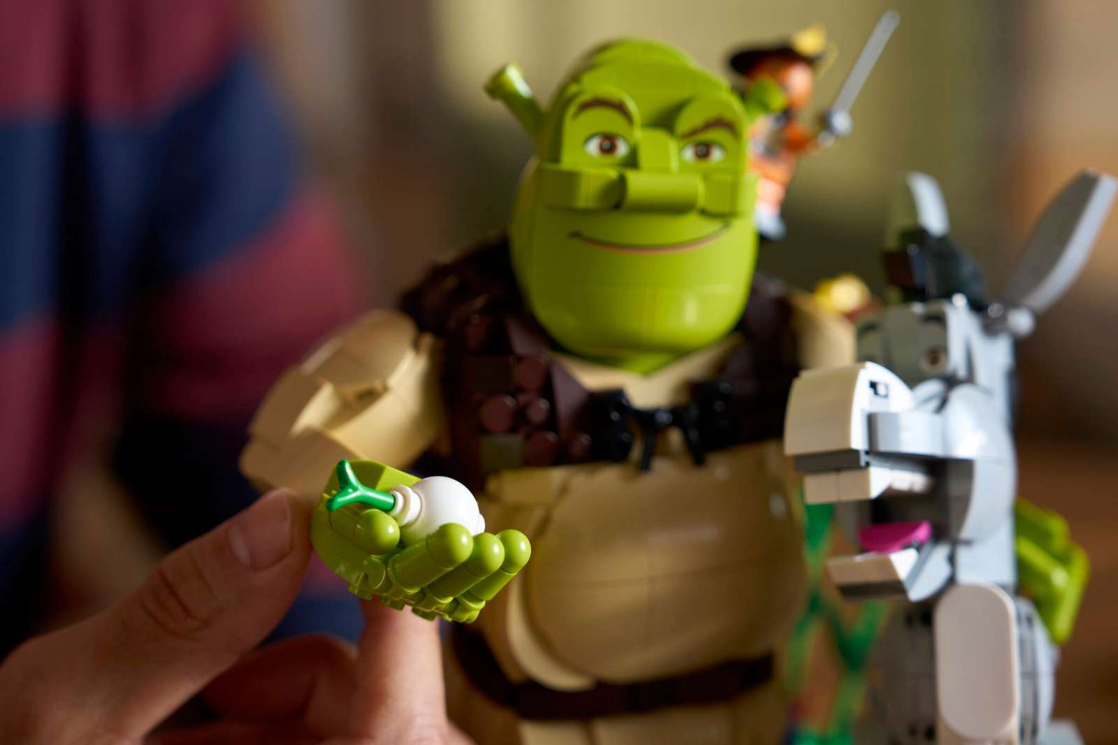 72423 Lego Icons Shrek, Ciuchino e Gatto con gli Stivali