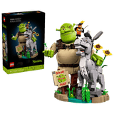 72423 Lego Icons Shrek, Ciuchino e Gatto con gli Stivali