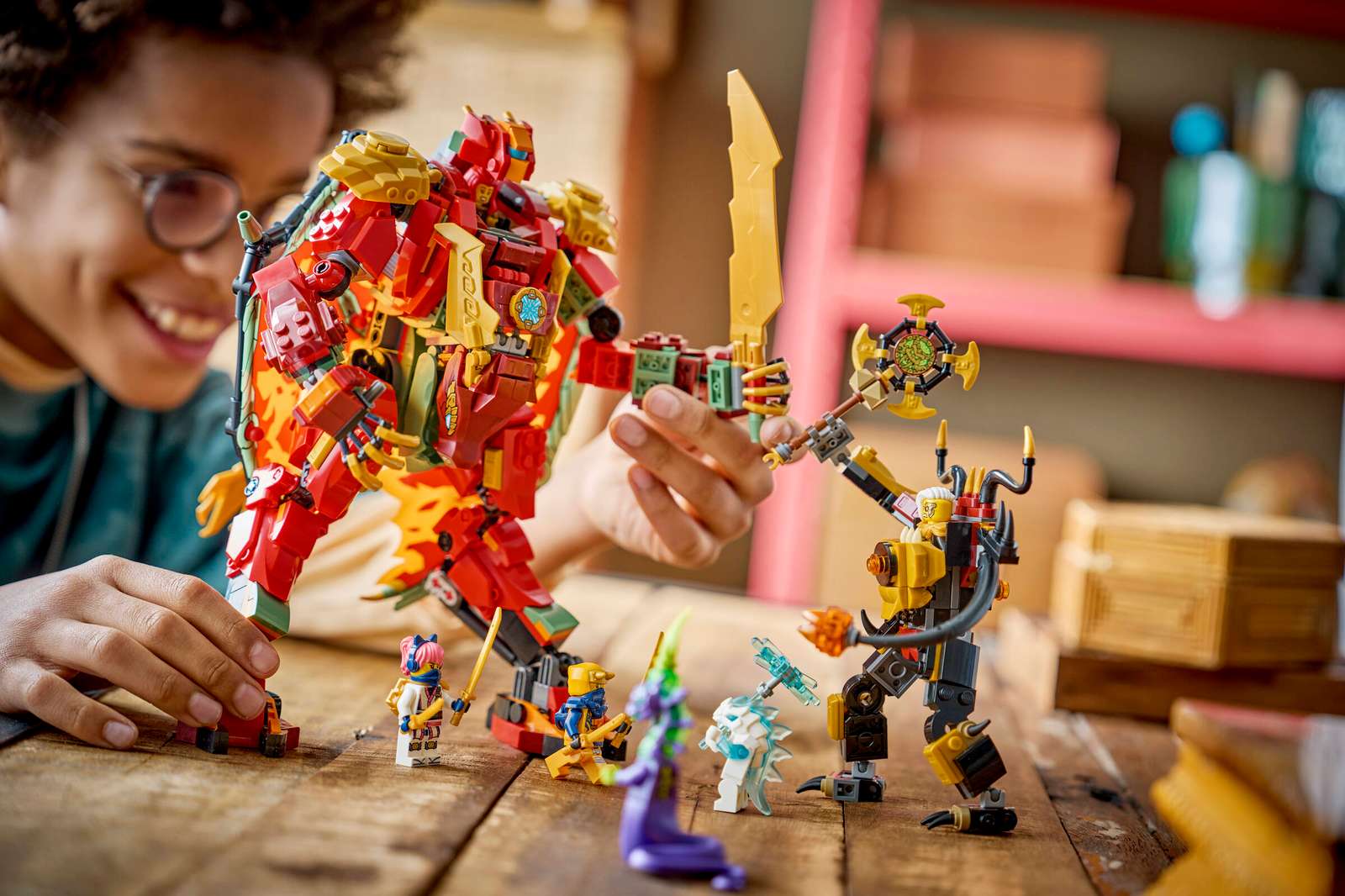 71868 Lego Ninjago Mech drago mutaforma di Wyldfyre
