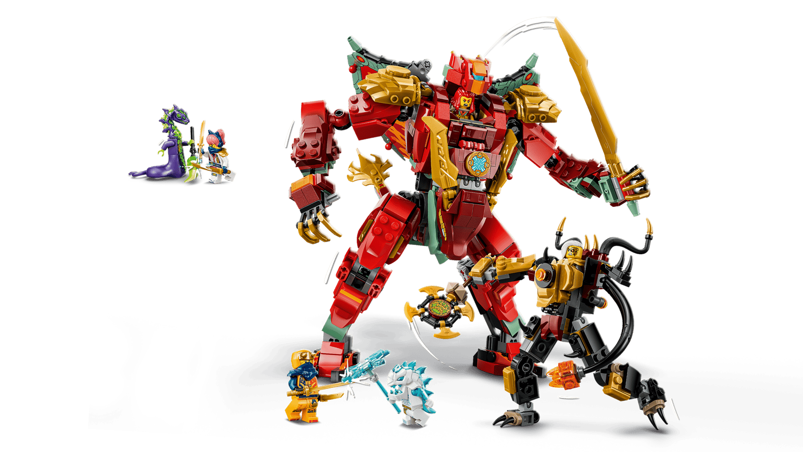 71868 Lego Ninjago Mech drago mutaforma di Wyldfyre