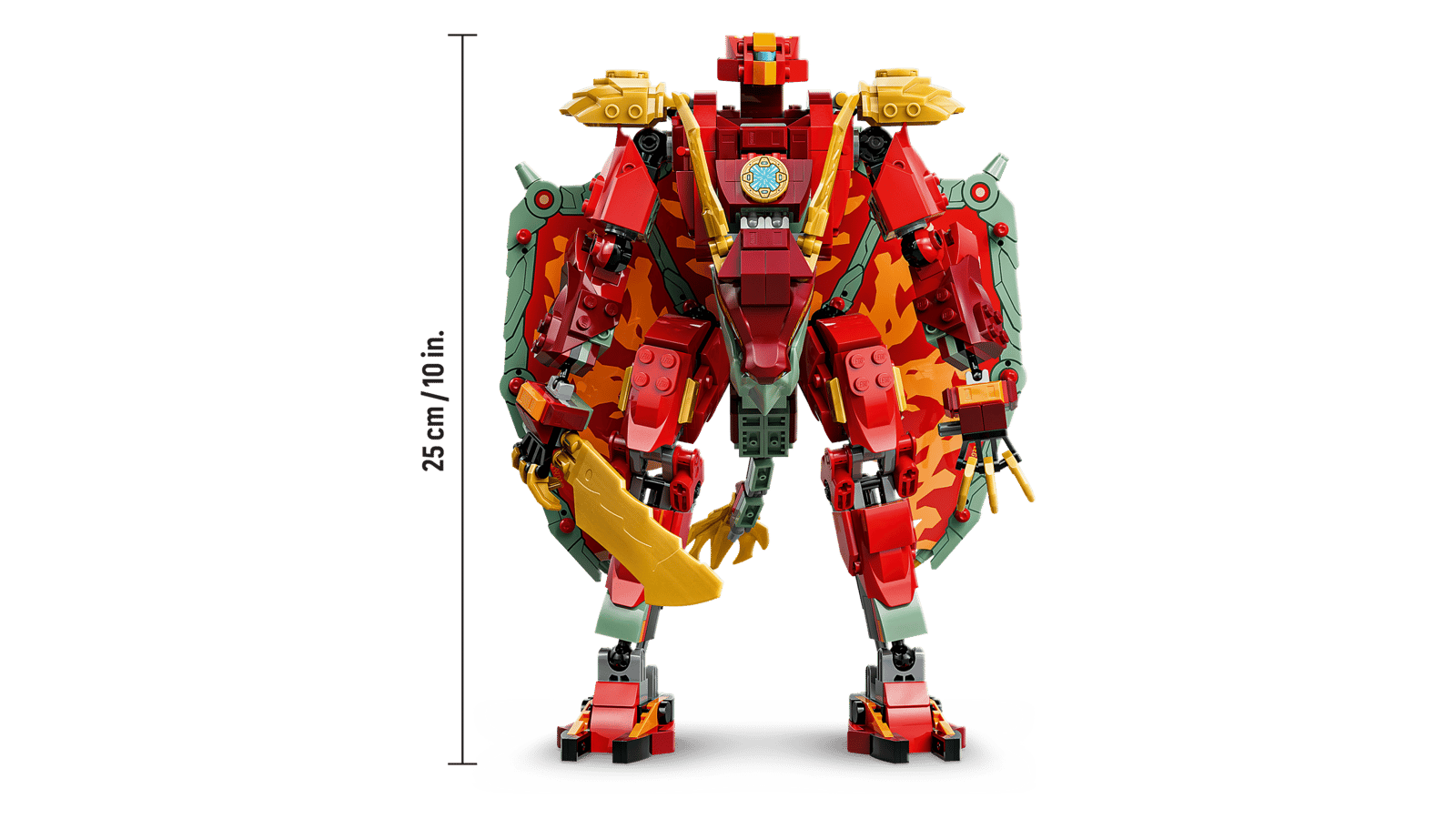 71868 Lego Ninjago Mech drago mutaforma di Wyldfyre