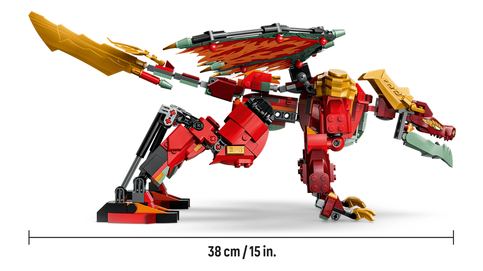 71868 Lego Ninjago Mech drago mutaforma di Wyldfyre