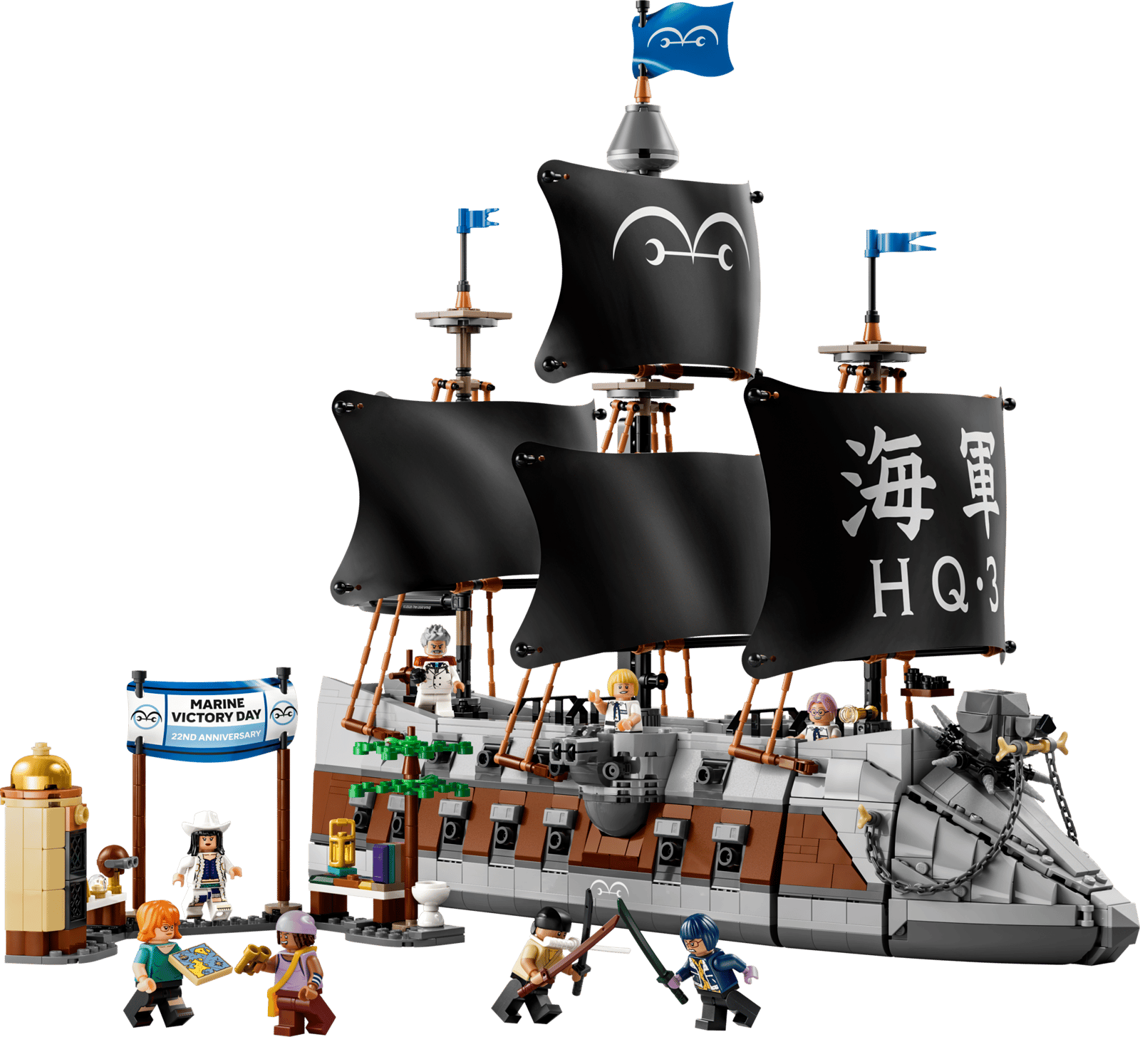 75646 Lego OOne Piece La nave da guerra di Garp