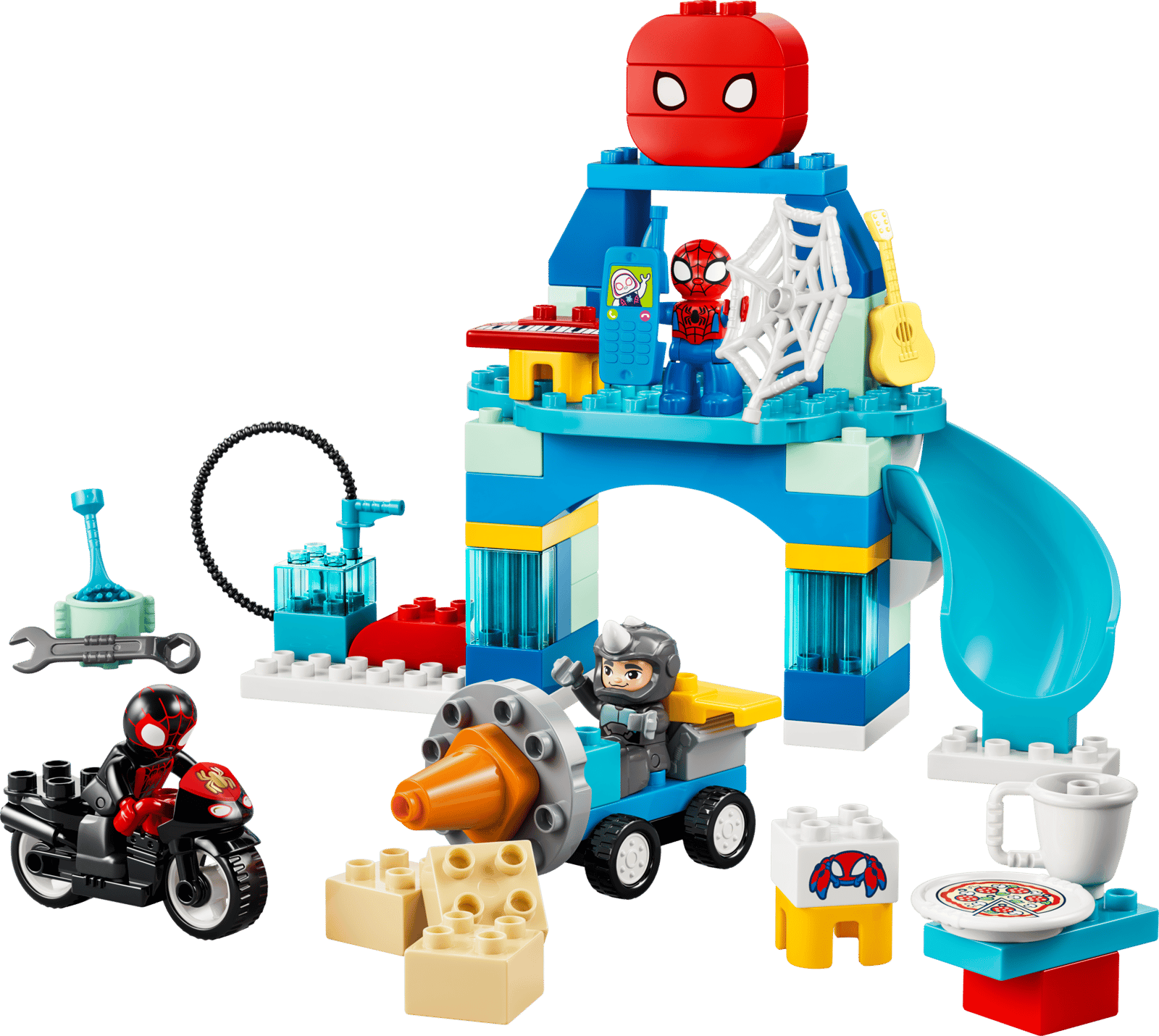 10464 Lego Duplo Webquarters del Team Spidey